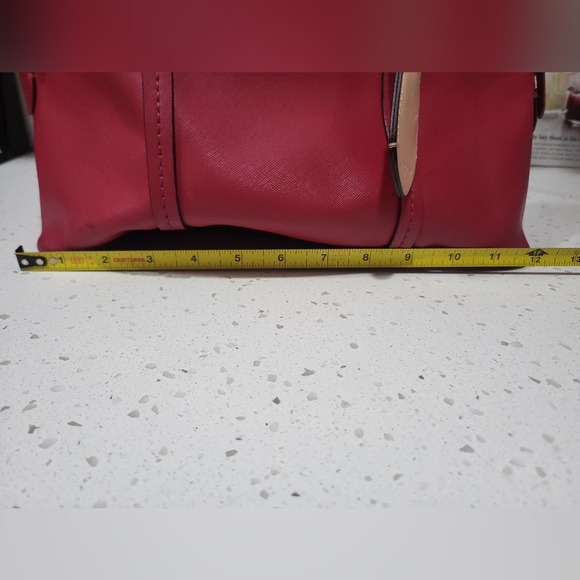 Coach Red Dome-Shaped Handbag - Picture 9 of 9